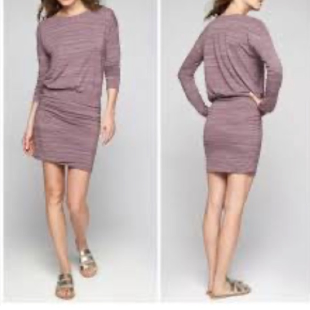 Athleta Beyond Soft Avenues Dress, Size Small, Purple